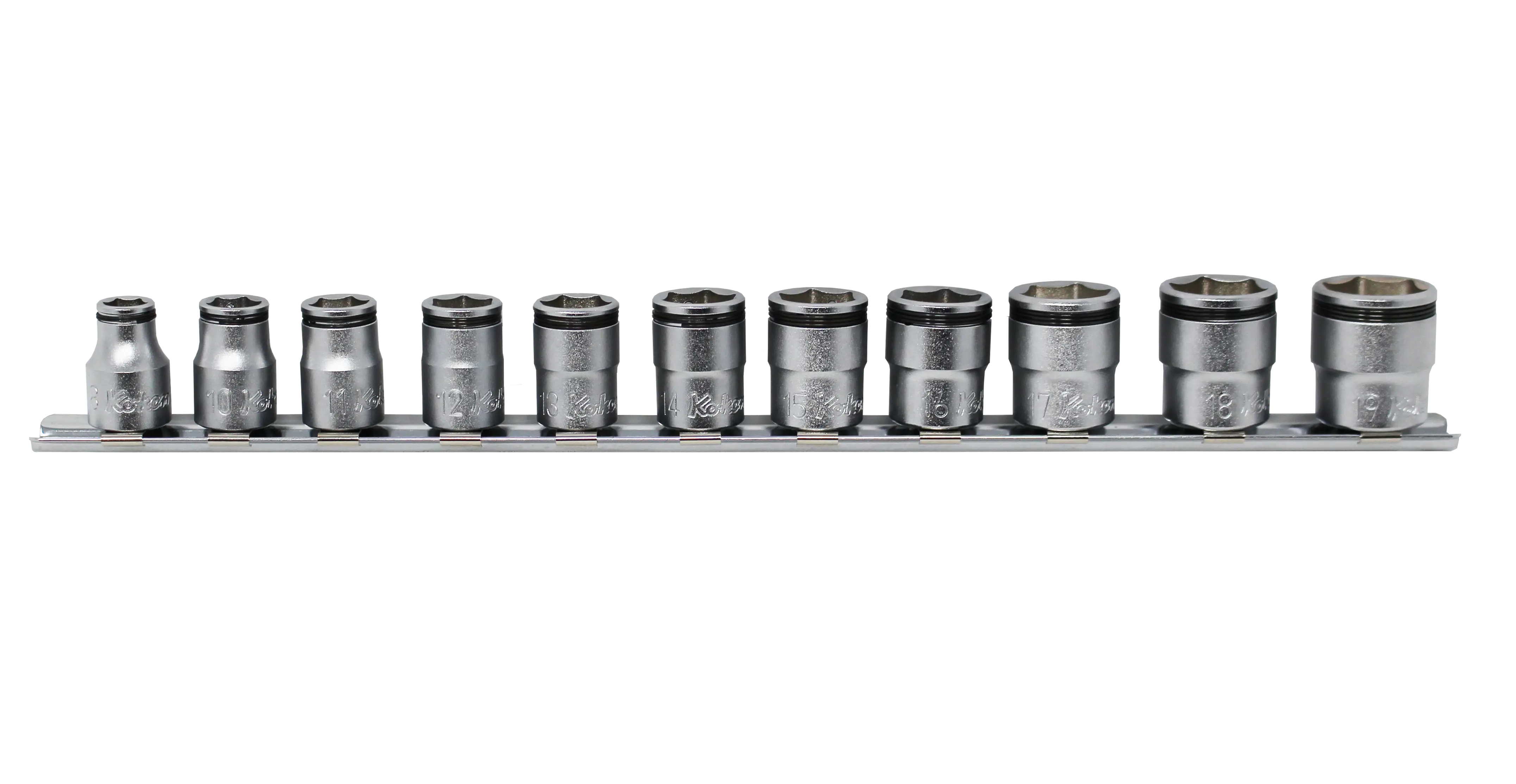 3/8 Sq Dr NUT GRIP® Socket Set 8mm-19mm - 11 piece - RS3450M/11