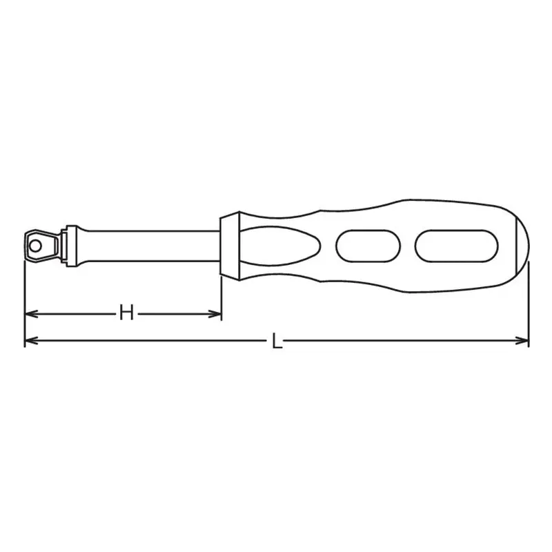 3/8 Sq. Dr. Spinner Handle   Wobble-Fix Length 160mm - Image 2