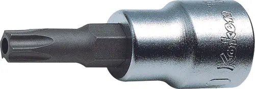 3/8 Sq. Dr. Temper-Resistant TORX® T55H Bit Socket - Length 160mm