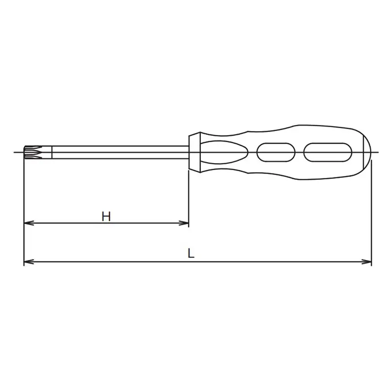 Tamper-Resistant TORX® T30H Screwdriver - Length 235mm - Image 2