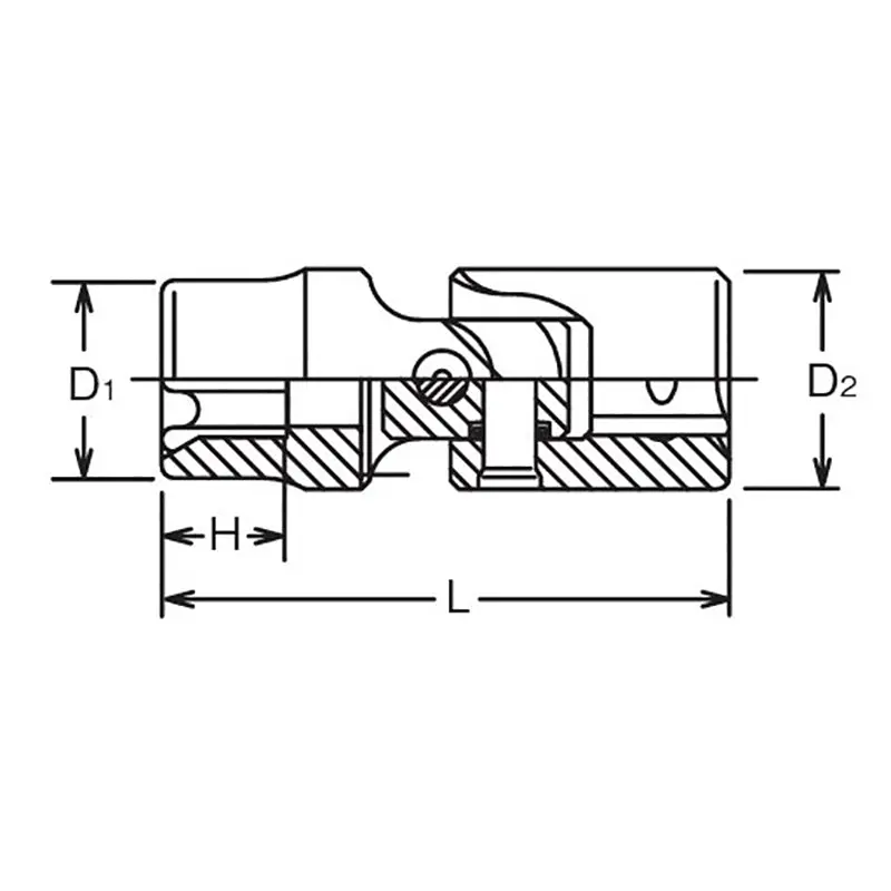 1/2 Sq. Dr. Universal TORX® E18 Socket - Length 67mm - Image 2