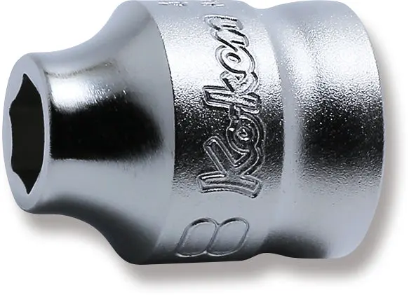 1/2 Sq. Dr. Chrome Metric Z-Series 6 Point Socket  8mm