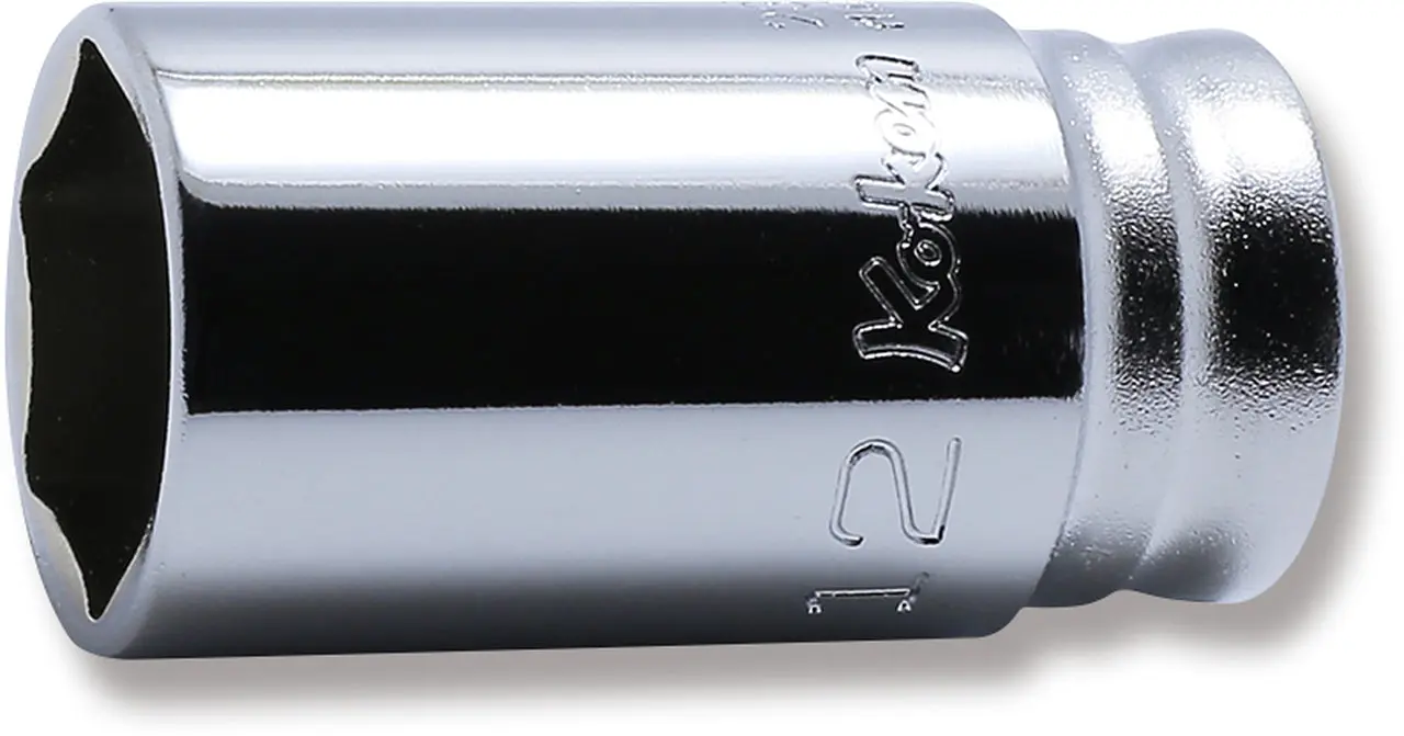 1/4 Sq. Dr. Socket 12mm 6 point Length 30mm Z-series