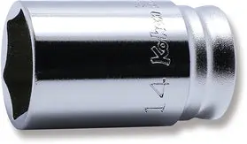 1/4 Sq. Dr. Socket 14mm 6 point Length 30mm Z-series