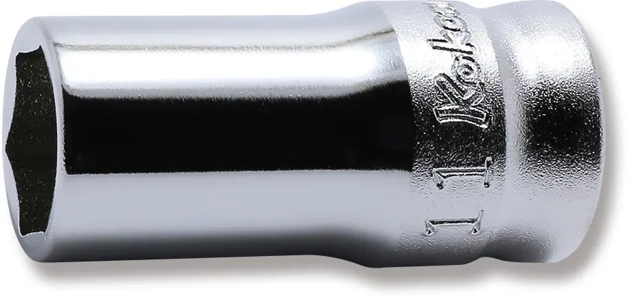 3/8 Sq. Dr. Z-series Metric Semi-Deep 6 point Chrome Socket - 11mm