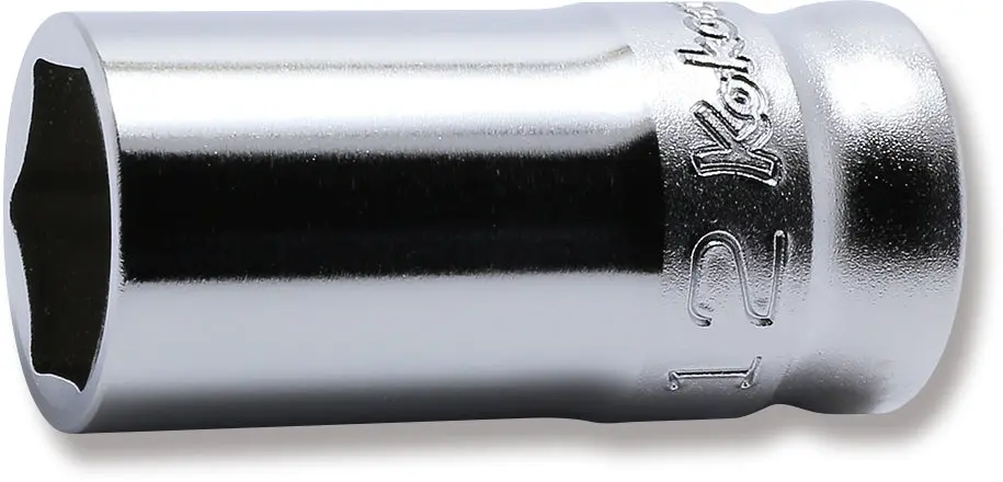 3/8 Sq. Dr. Z-series Metric Semi-Deep 6 point Chrome Socket - 12mm
